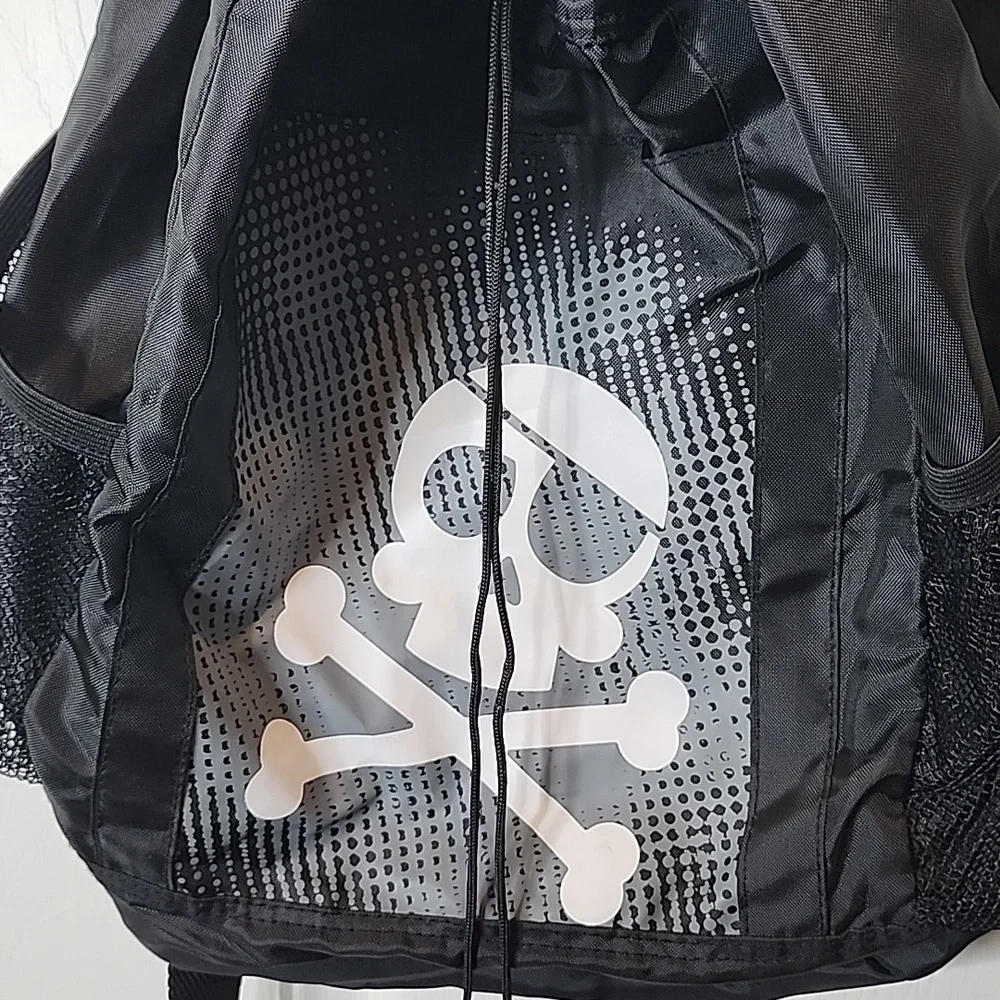 The Children's Place Pirate Skull & Crossbones Drawstring Backpack